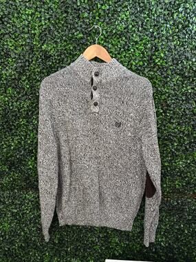 Chaps, Heavy Men’s Sweater, Pull Over 100% Cotton, Size L